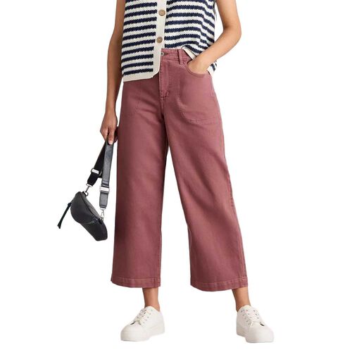 White Stuff Tia Wide Leg Crop Jean